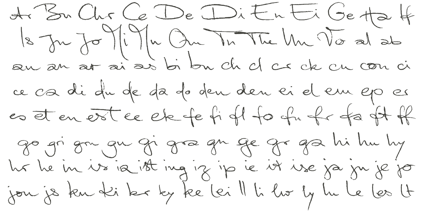 Пример шрифта Marleen Script Normal